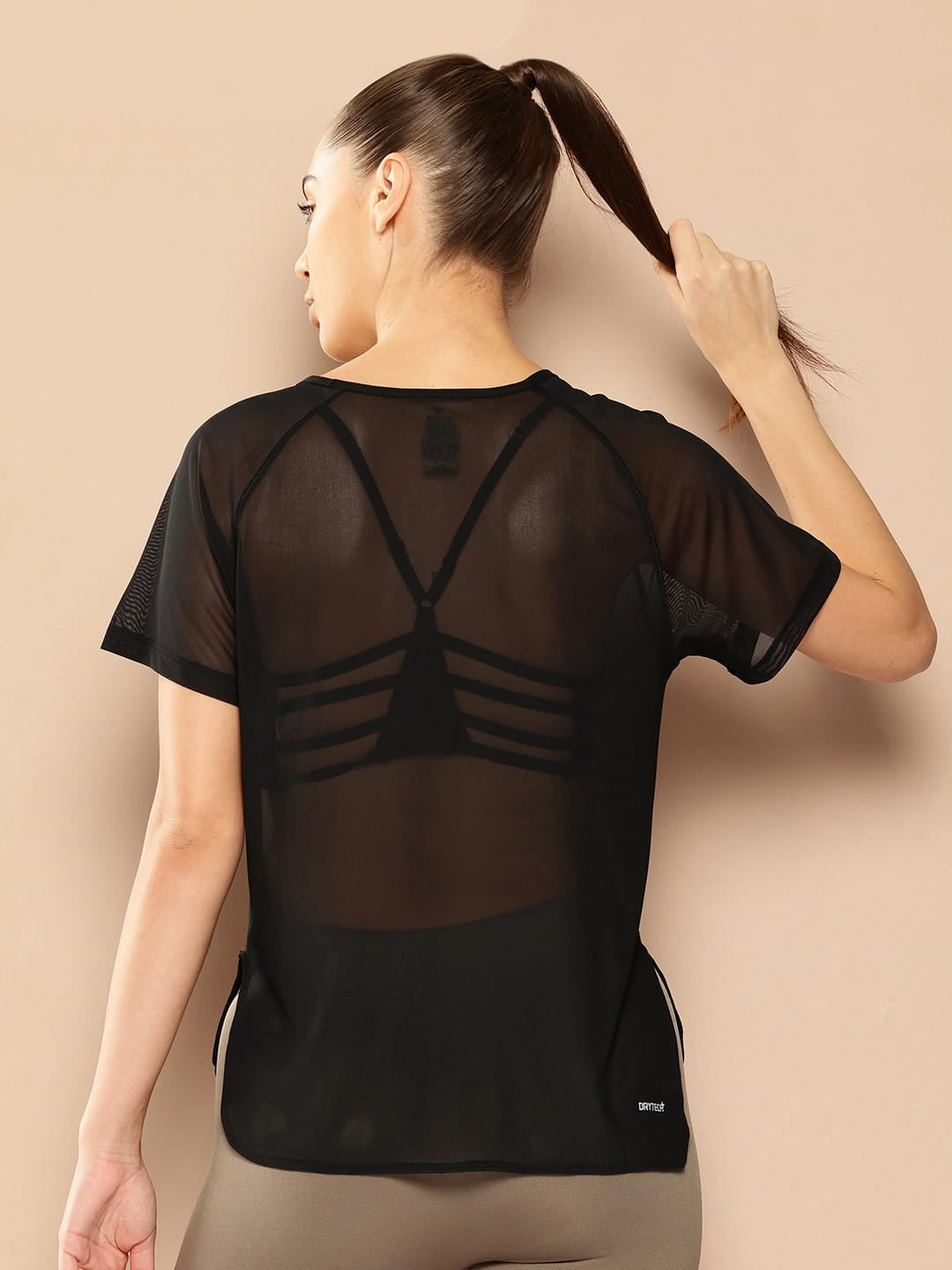 Black Breezy Training Cover-Up Tee