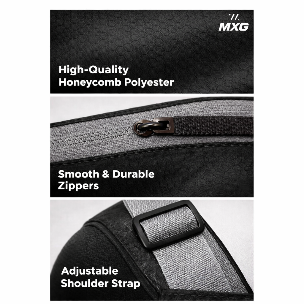 MXG FitGo X 20L Gym Bag for Men & Women | Durable Polyester Duffle Bag for Gym, Workout, Sports & Travel - Image 5 | KIBI SPORTS