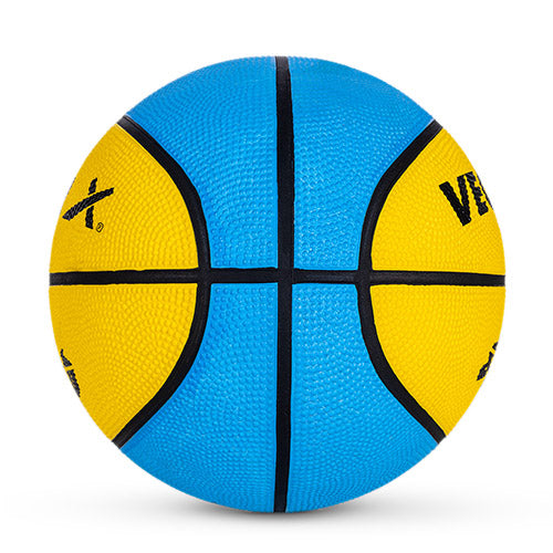 Vector X 8 Panel Speed Rubber Moulded Indoor/Outdoor Basketball with Butyl Bladder (Suitable for Practice/Match/Training) + Free Air Needle