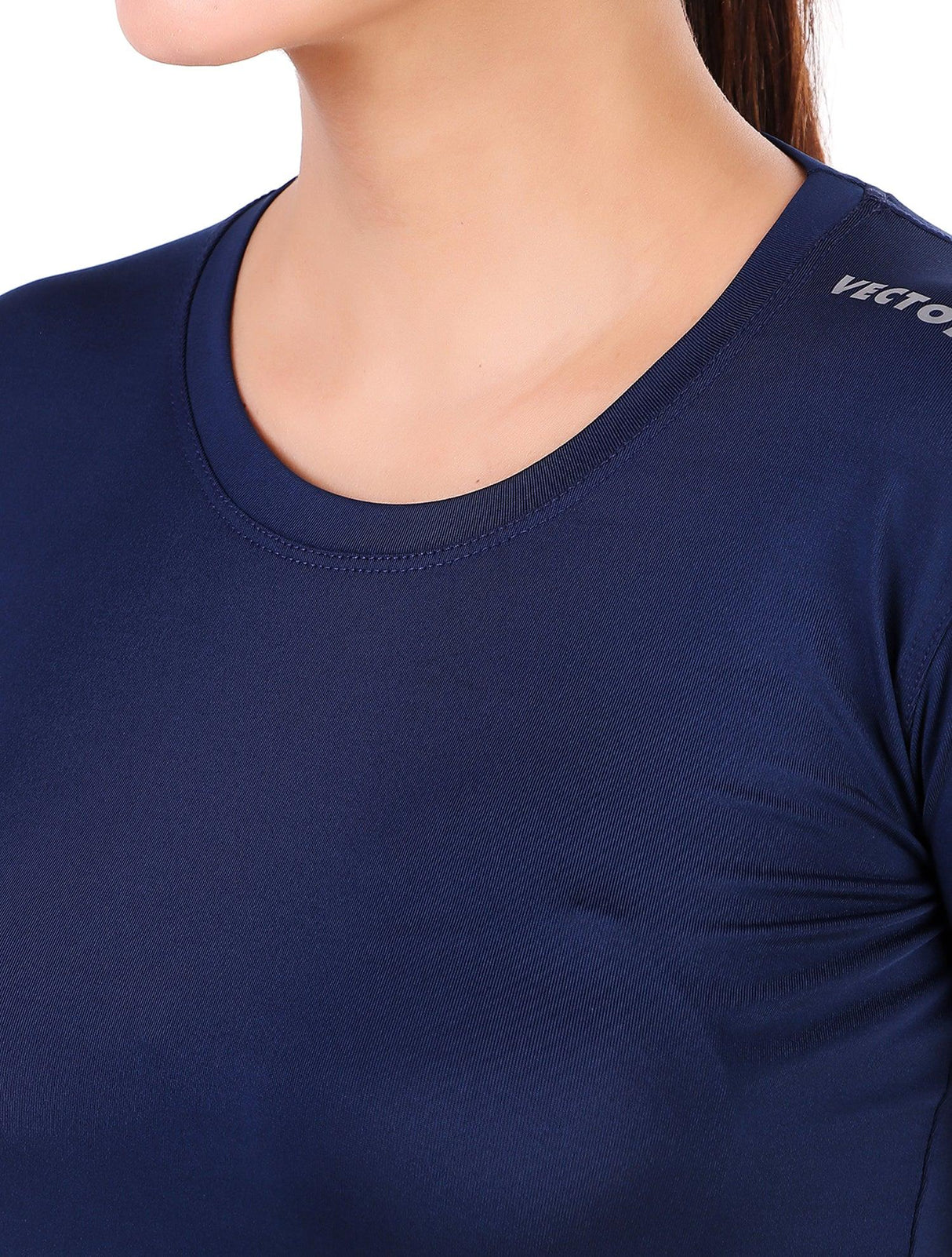 VECTOR X OGT-317 WOMEN'S SMART FIT SPORTS ROUND NECK T-SHIRTS