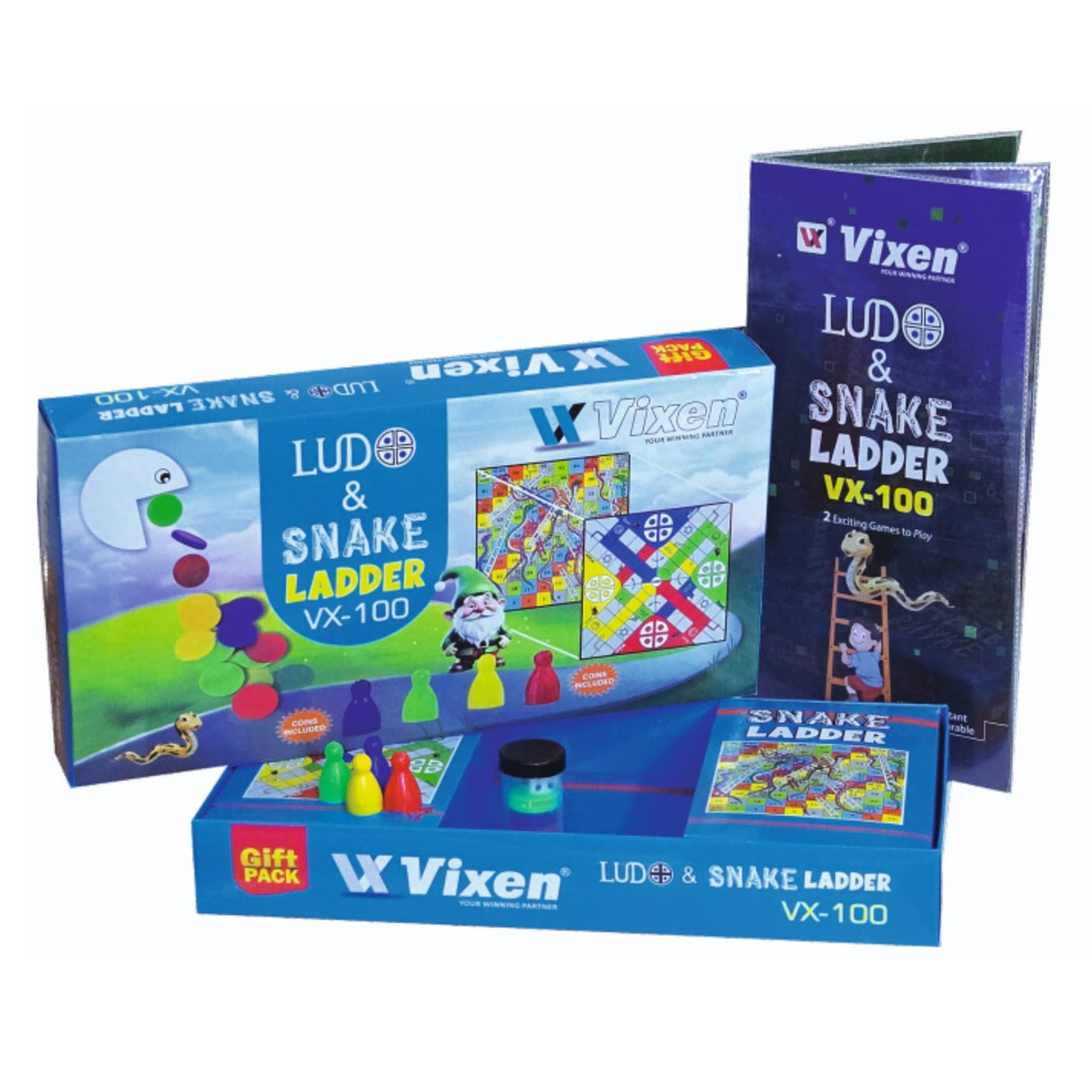 VIXEN LUDO & SNAKE LADDER VX 100 GIFT BOX