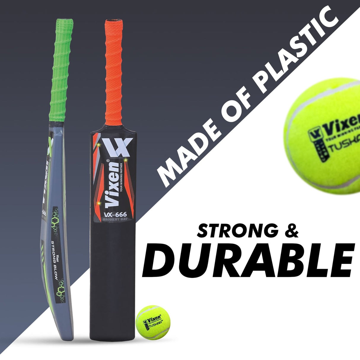 VIXEN CRICKET PLASTIC BAT VX 666