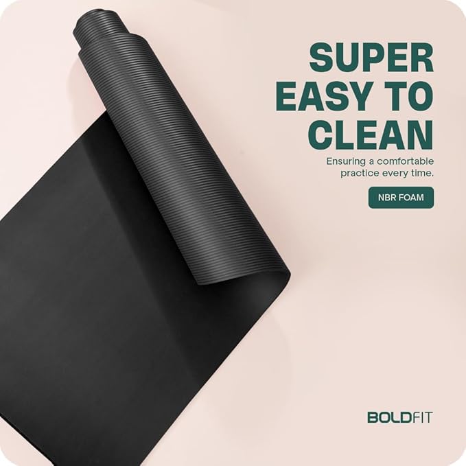 Boldfit Yoga Mat 10 mm Gym Mats | Kibi Sports Boldfit