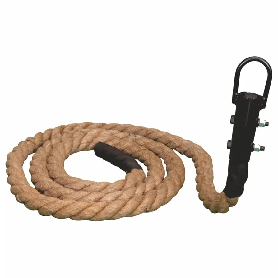 Cougar Climbing Rope, Home Exercise Rope, Core Training Skipping Rope 15 ft Crossfit Braided Rope, Indoor and Outdoor Easy Grip Jute Rope