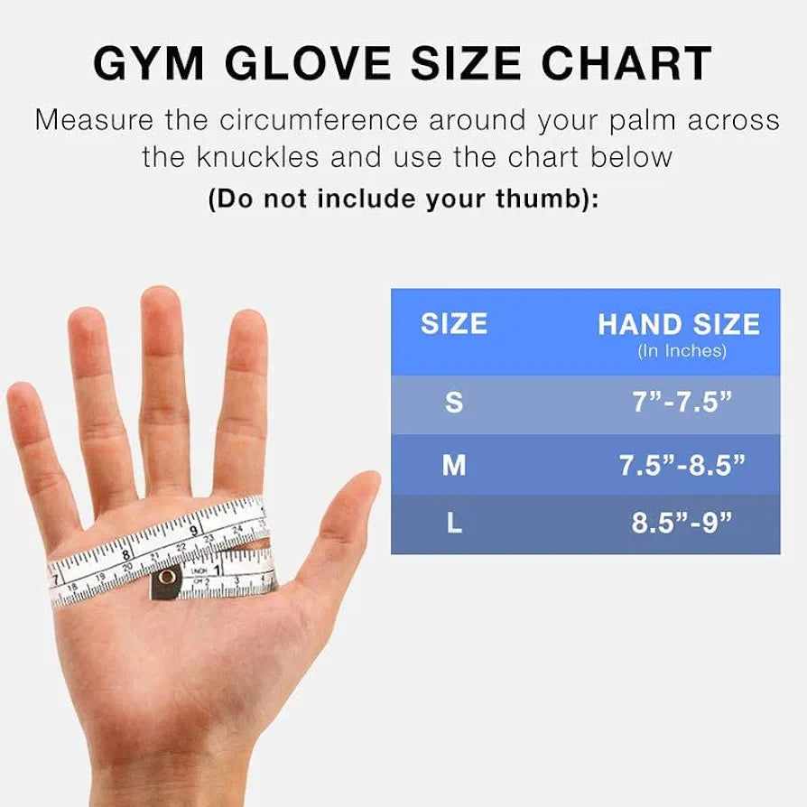 COUGAR Titan Foam Padded Leather Gym Gloves, Suitable for Weight Lifting, Cycling, Exercise, Fitness, Gym Training and General Workouts for Men/Women