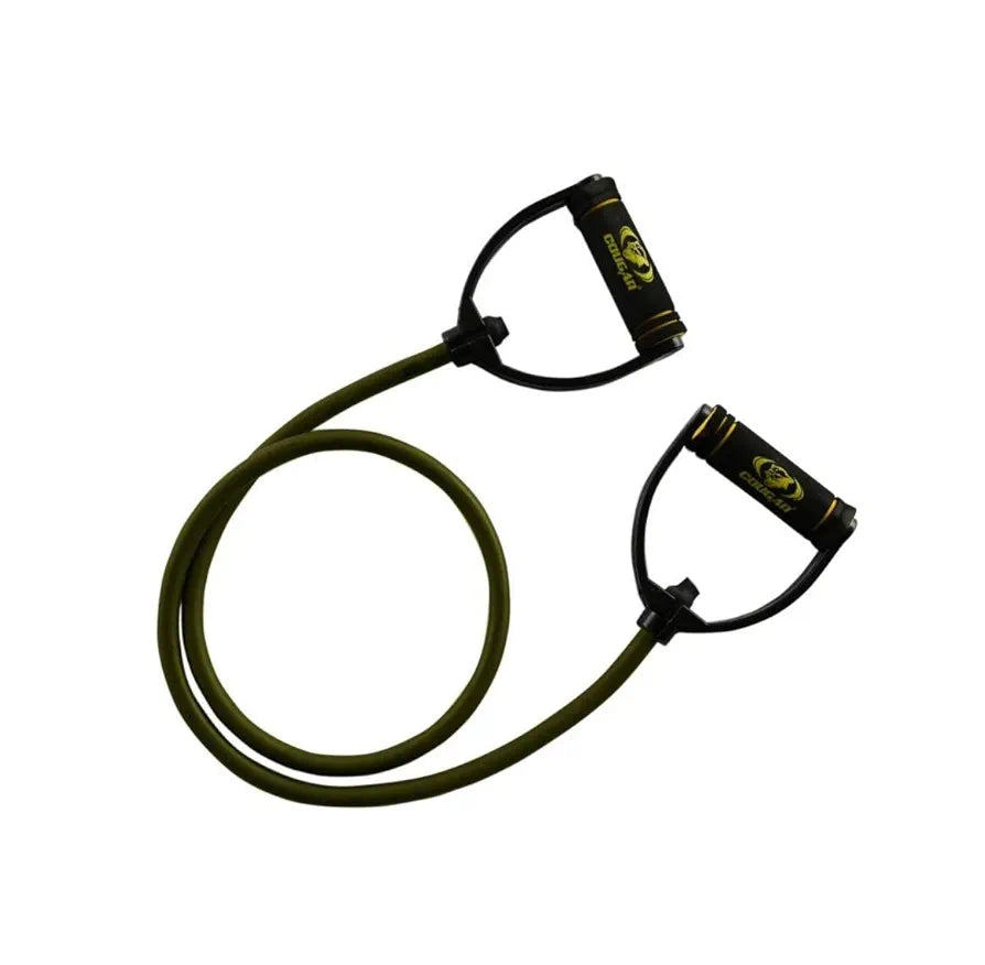 COUGAR Toning Tube for Exercise Rubber Resistance Band Set with Handles, Single Toning Resistance Tube Heavy Quality, All Purpose Fitness Tube