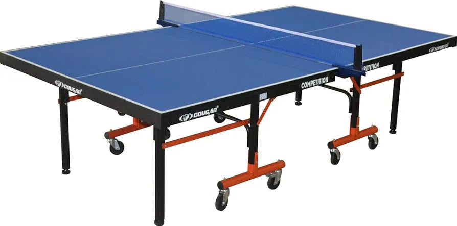 Cougar TT Table, Competition Matt Finish Table Tennis Table with Table Cover