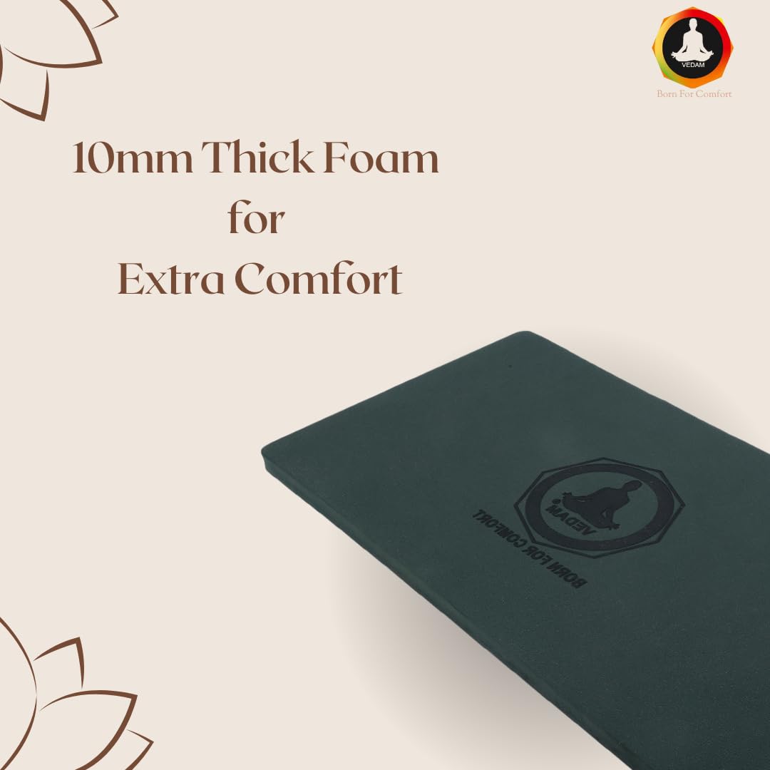 Vedam Yoga Knee Pad (12 x 24 inches, 16mm Thickness)