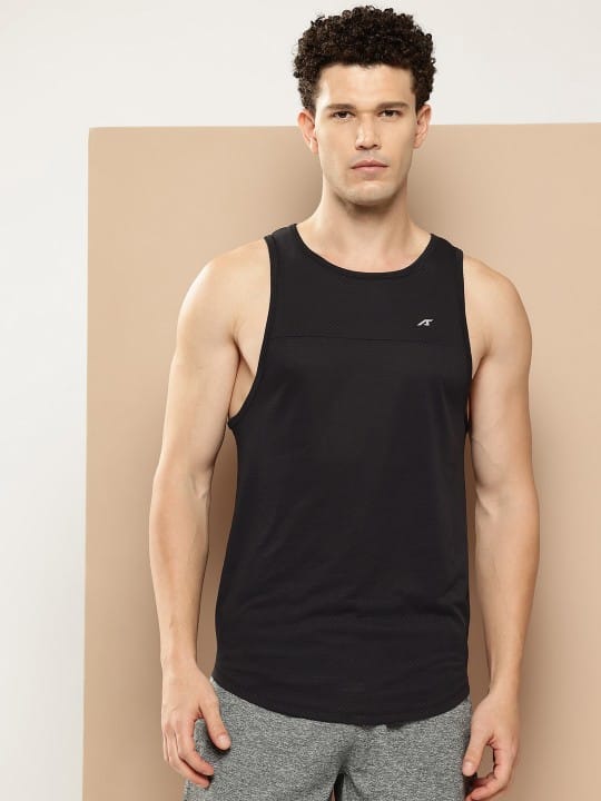 Alcis Men Black Power-Shell-Vest