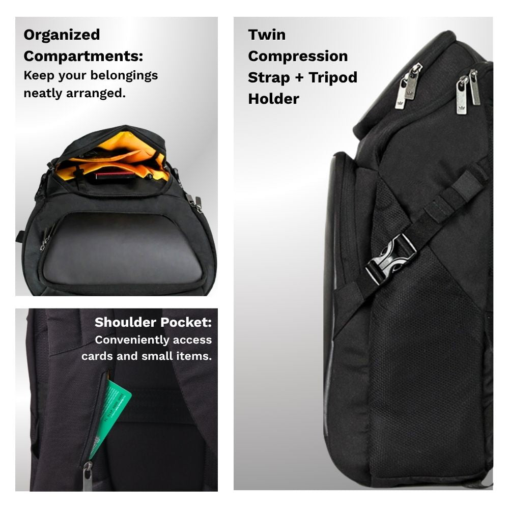 SENECA - Premium travel Laptop backpack (15.6 inch laptops)