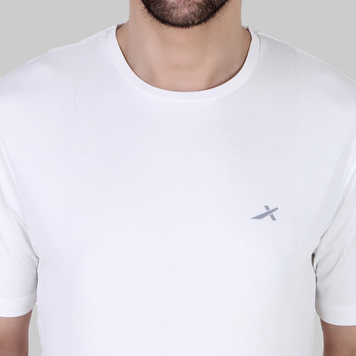 Vector X OMT-168 Mens Wear Polyester Solid Round Neck Half Sleeves T-shirt For Court Games, Cricket, Golf, Running, Training, Athletic Sports Moisture Wicking Tshirt