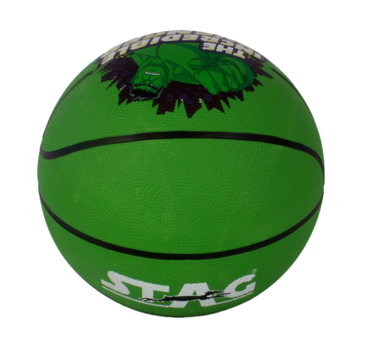 STAG GLOBAL Marvel Hulk Basketball – Green | Kids' Indoor & Outdoor Sports Ball