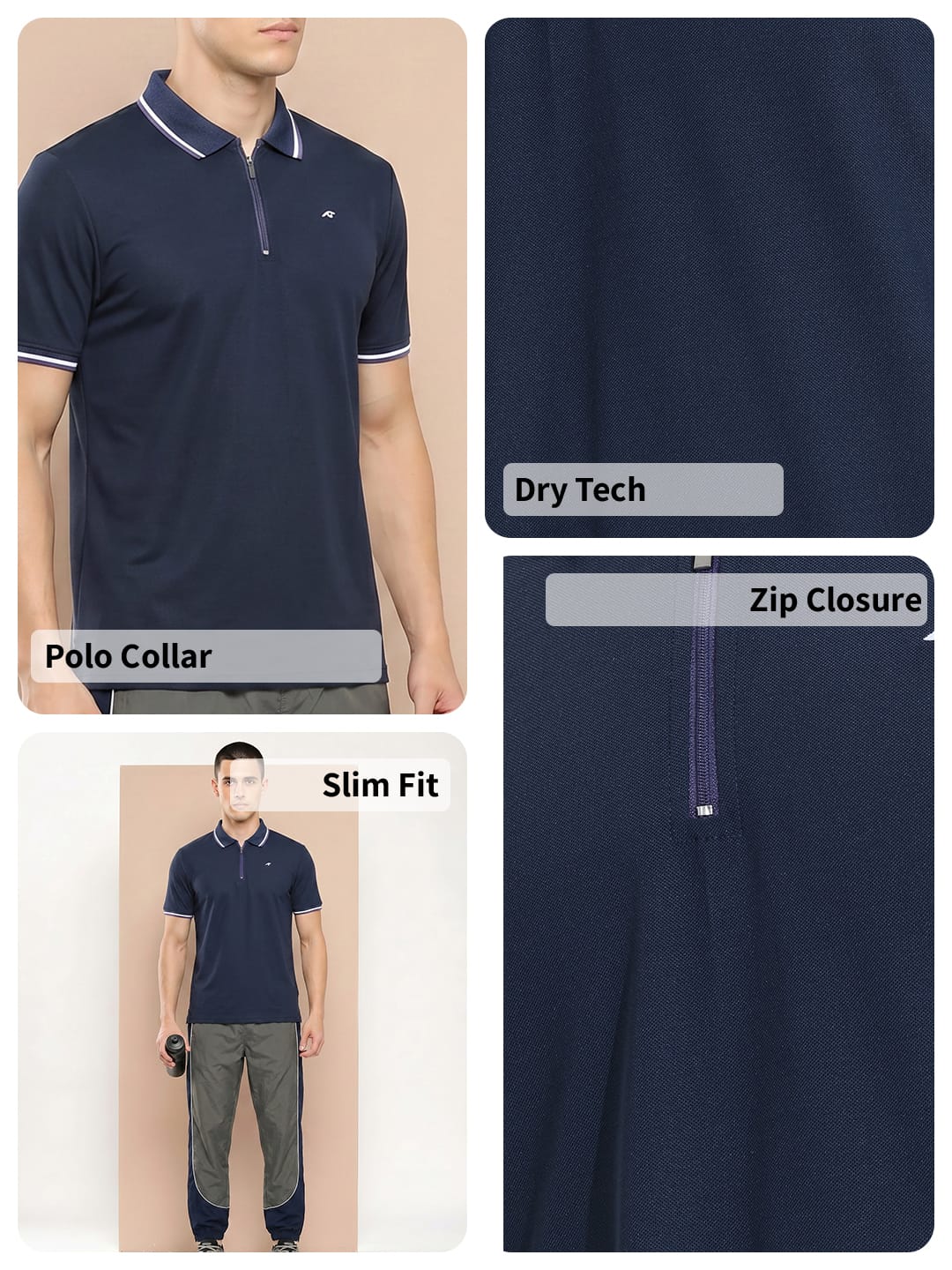 Alcis Men Core Pique Polo