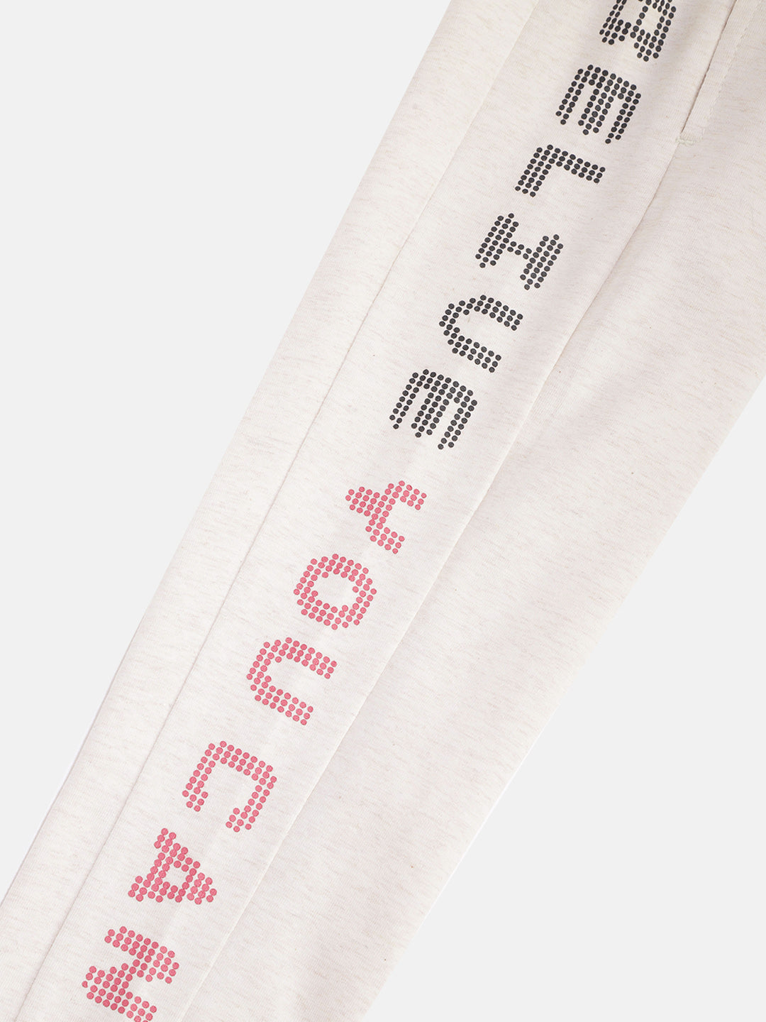 Alcis Girls Solid Grey Melange Joggers