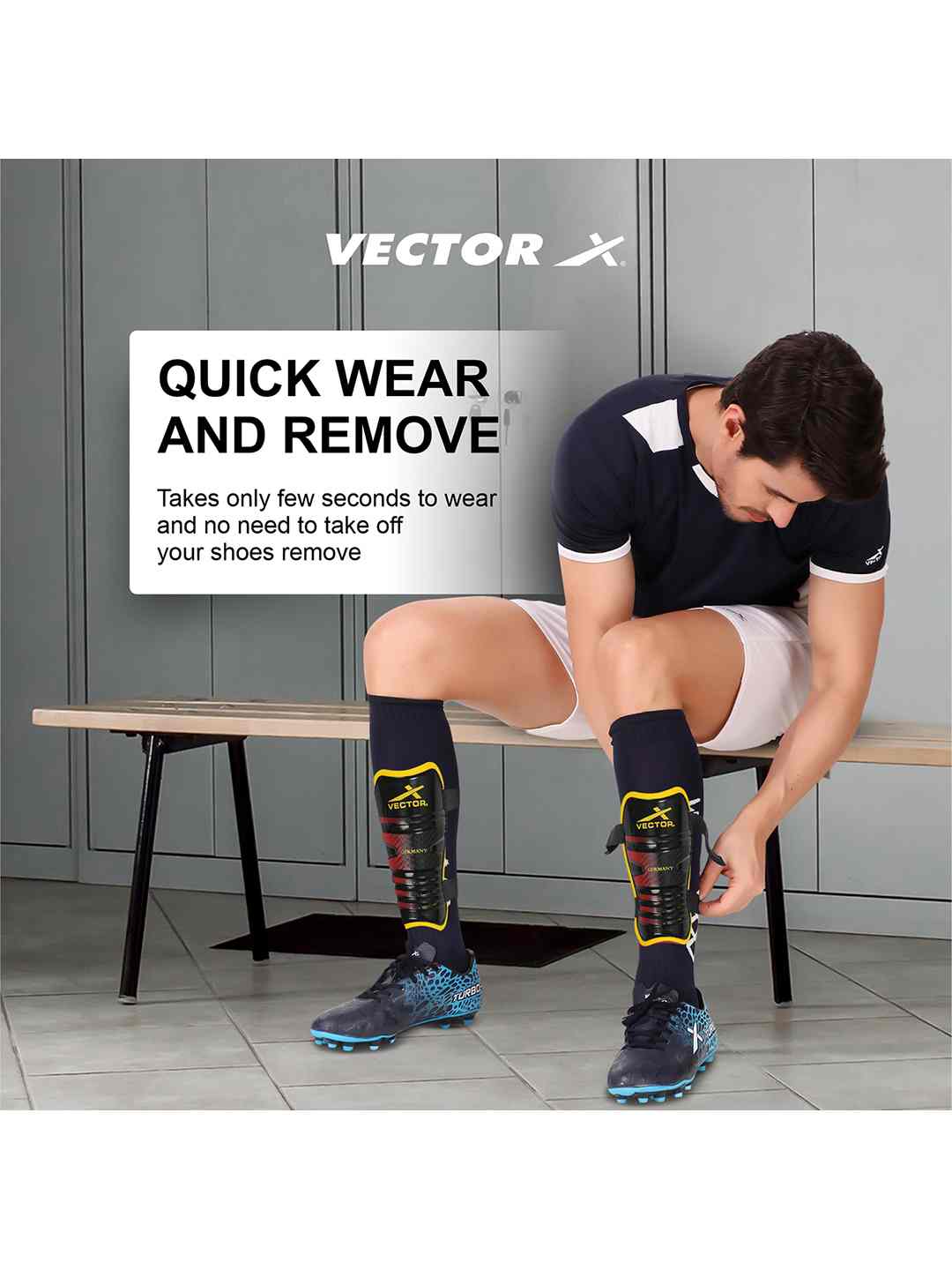 Vector X GERMANY Football Shin Guard