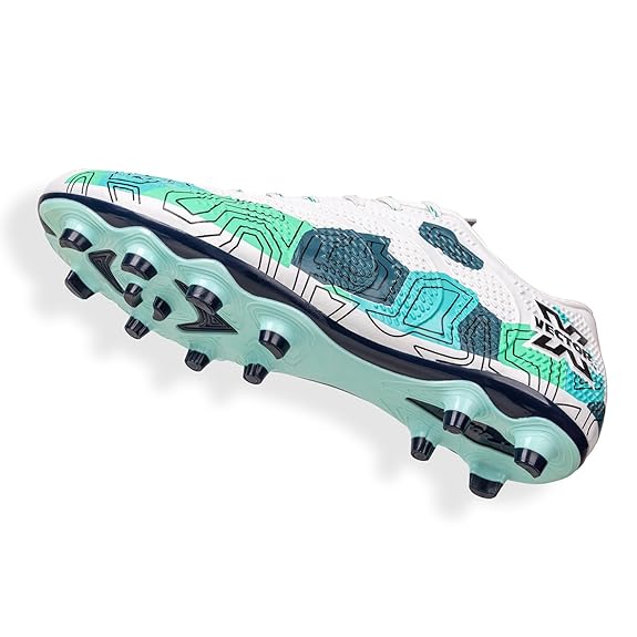 Vector X Breeze Pro Soccer Studs Fully Embossed Synthetic Upper|Double Colour TPU sole Football Shoes For Men