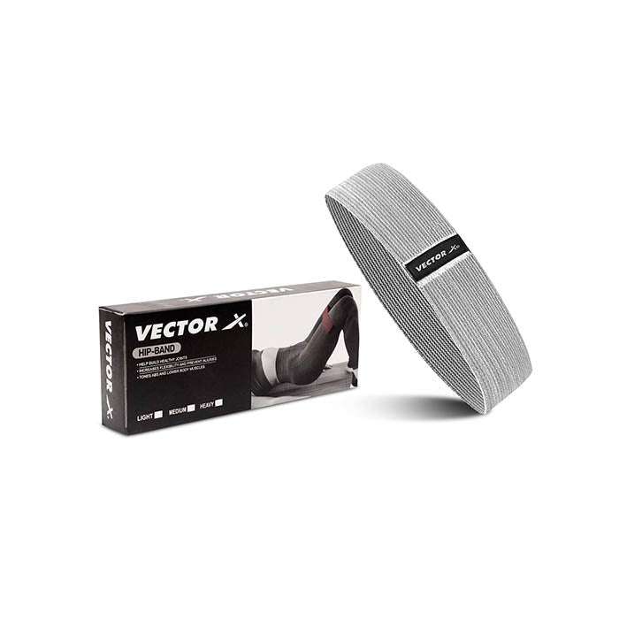 Vector X Fabric Resistance Band -Loop Band for Exercise Hip Band for Hip, Legs, Stretching, Toning Workout. Mini Loop Booty Bands for Glutes, Squats Exercise Usable in-Home & Gym