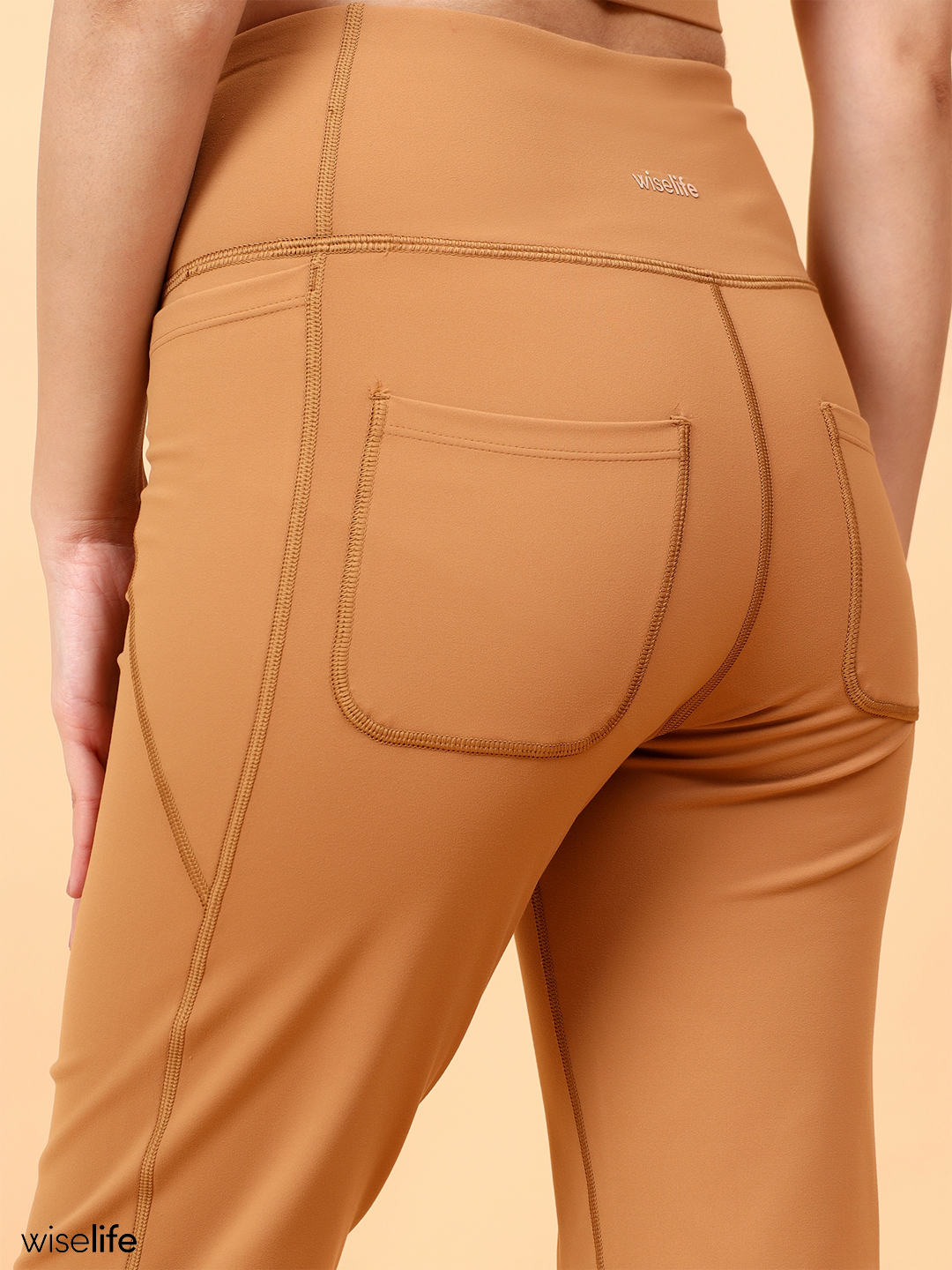 Active Flare Pants (Brown)