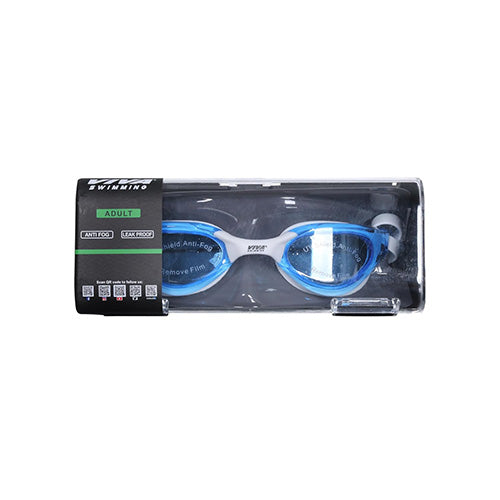 Viva Swimming Gravity Two Piece Professional Goggle with Addiional Nose Bridge Swim Goggle with Ultra Wide View Anti-Fog UV Protection for Professional Swimmers