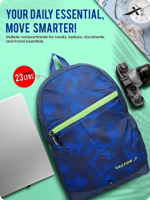 Vector X Prism Backpack/Office Bag/School Bag/College Bag/Business Bag/Travel Backpack 23 Liter Backpack