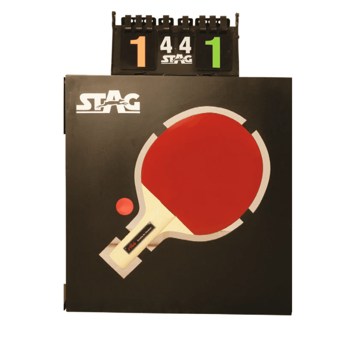 STAG GLOBAL Black Table Tennis Umpire Table | Durable & Professional Match Setup | Premium Quality, Black Finish