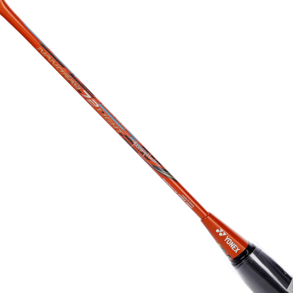 Yonex Nanoray 72 Light Badminton Racquet (Strung, Orange)
