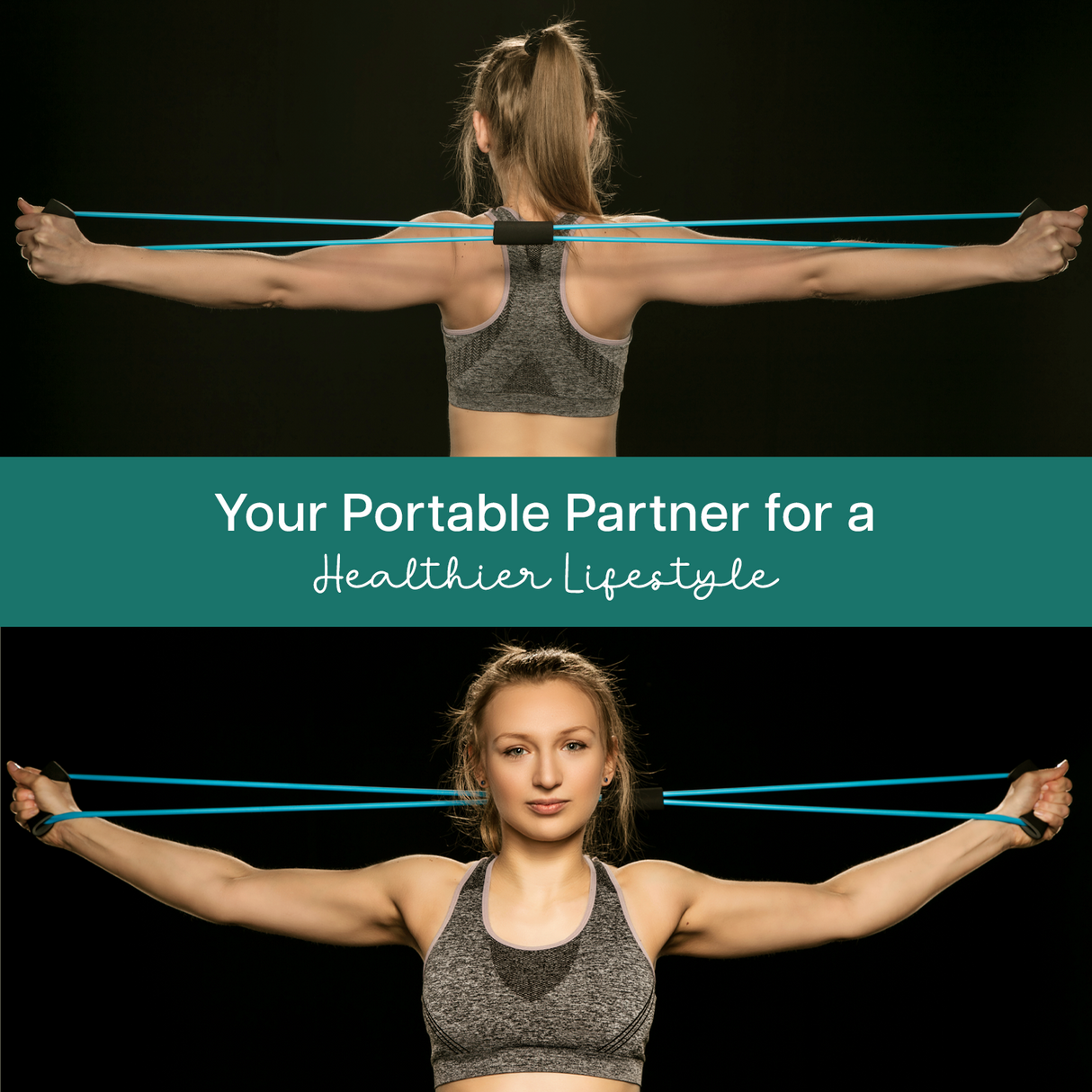 Yoga Tube Band - 8 Shaped Resistance Loop Band