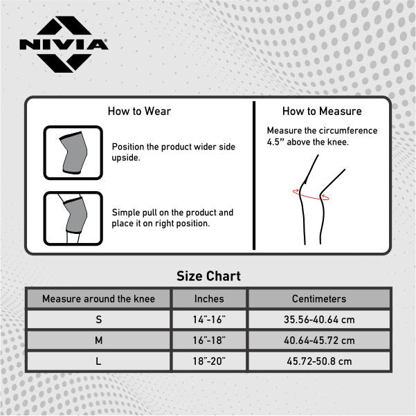 Knitted Slip-on Knee Support