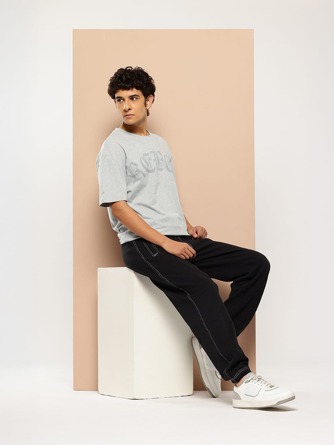 ALCIS MEN GREY REBEL REALX TEE