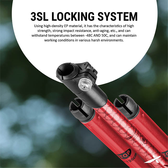 Vector X Trekking Poles Shock Absorbing Adjustable Hiking or Walking Sticks for Hiking Collapsible Strong,Lightweight Walking Pole, All Terrain Accessories and Carry Bag