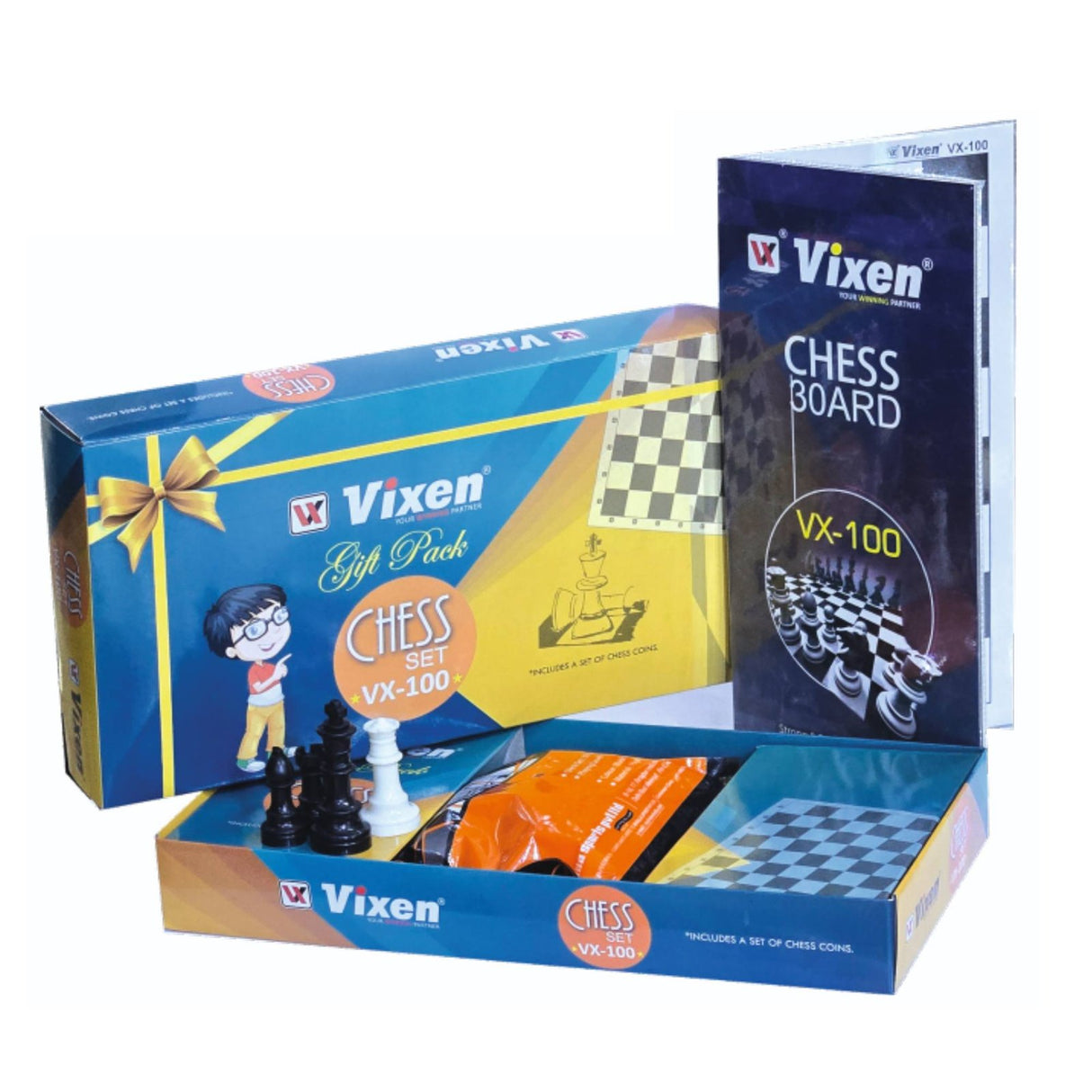 VIXEN CHESS SET VX 100 GIFT BOX