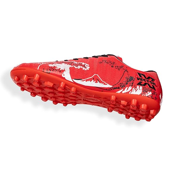Vector X ACURA PRO High-Performance Turf Shoe Fully Embossed Synthetic Upper|TPU sole Football Shoes For Men