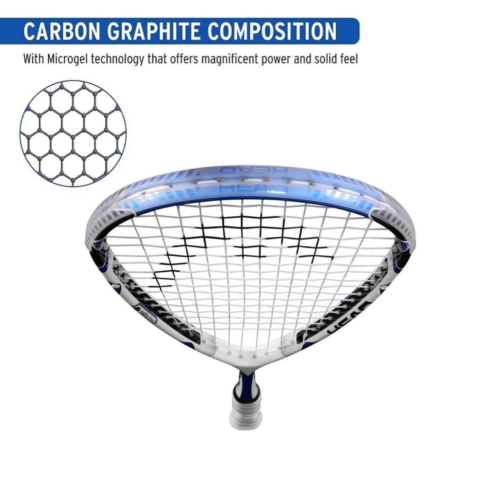 HEAD Micro Gel Graphite 125 Squash Racquet | Kibi Sports Head
