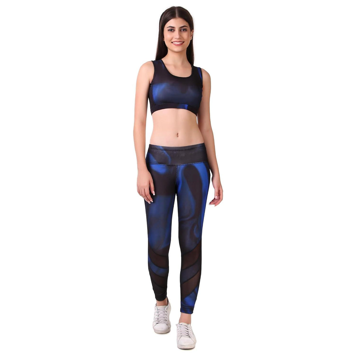 VECTOR X OSB-316 WOMEN'S SUBLIMATION PATTERN SPORTS BRA WITH LEGGING SET FOR PRACTICING YOGA & GYM FITNESS