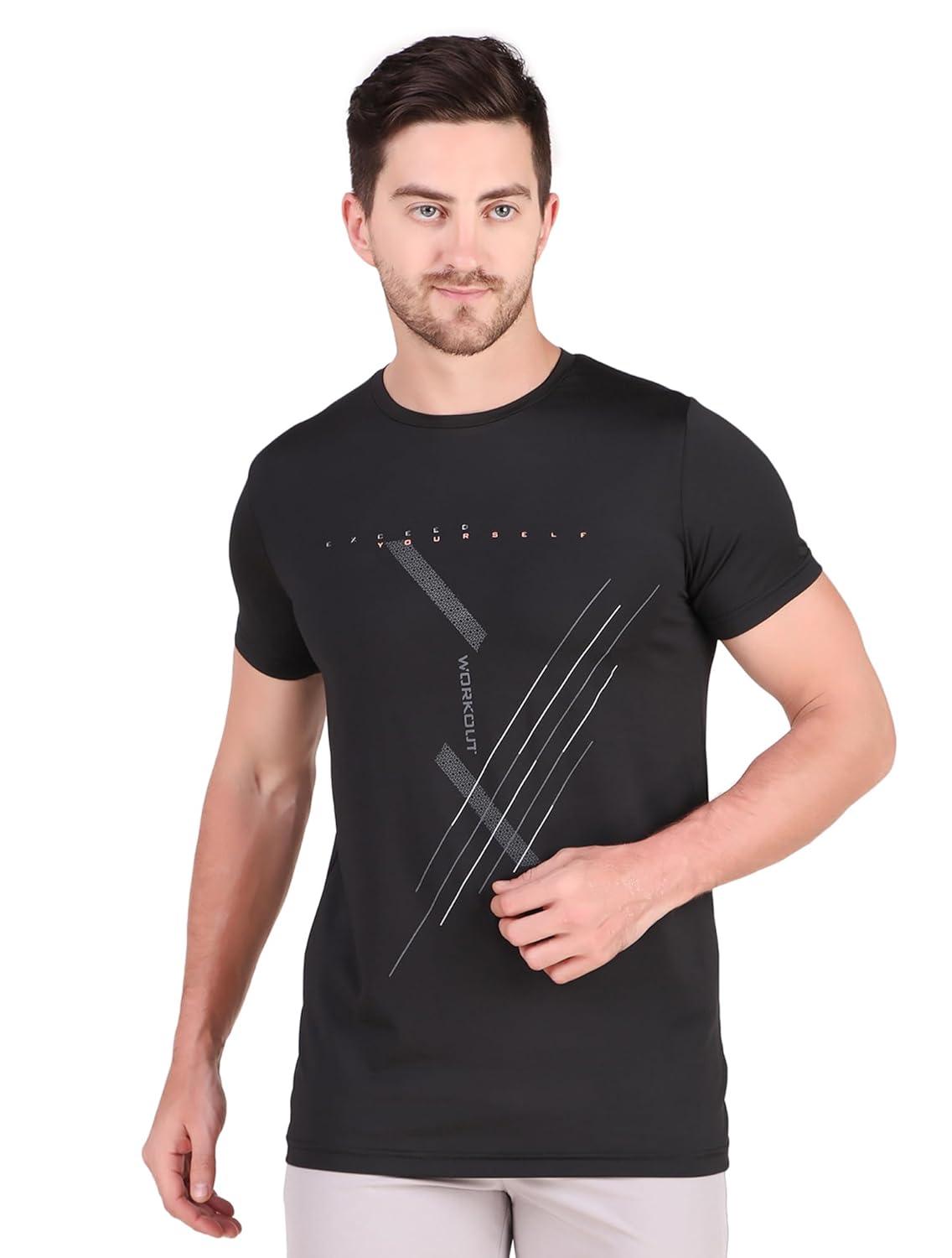 VECTOR X OMT-275 Men's Round Comfortable T-shirt (Pack of 1)For Gym Training and Other Sports
