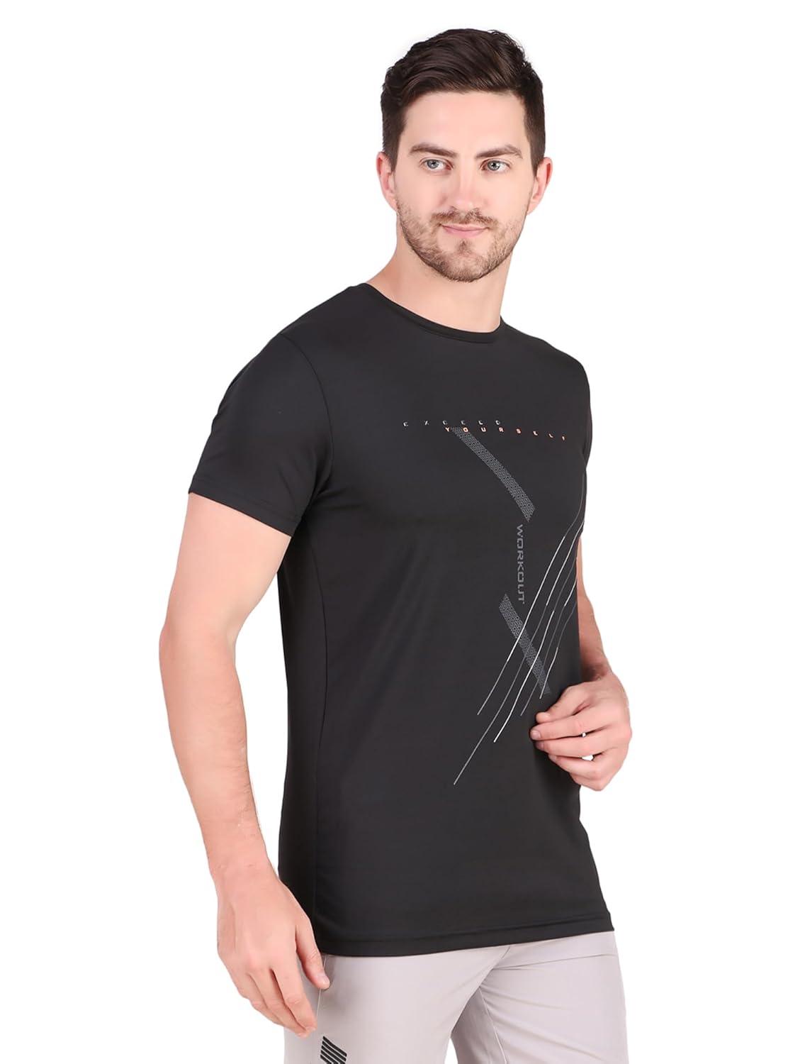 VECTOR X OMT-275 Men's Round Comfortable T-shirt (Pack of 1)For Gym Training and Other Sports
