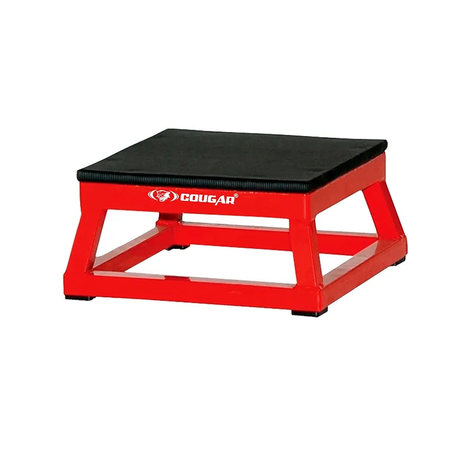 Cougar PLYO Box, Jumping Box, Aerobic Step Board Platform Stepper Heights of 6" Stepper