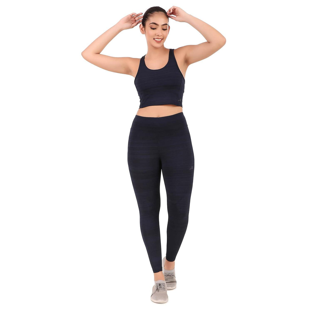 Vector X OSB-279 Women's Yoga Stretchable Sports Bra and Full Length Tights set
