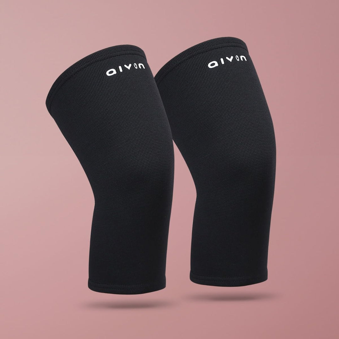 AIVIN Shadow Knee Support For Men&Women Knee Caps For Women Knee Cap For Men Knee Brace For Knee Pain Relief Products Knee Pad Leg Sleeves For Men Gym Squats Knee Belt Knee Support (L)