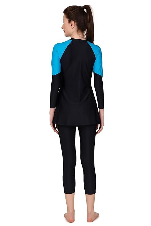 VIVA SWIMMING OWSD-333 Female 3/4 Swim Dress I Womens Swimming Costume I Swimwear for Women I One-Piece Swimsuits I Swimsuit for Women