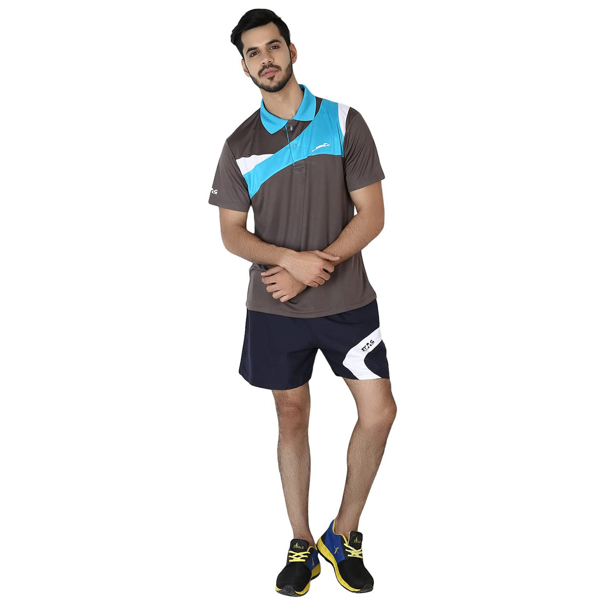 STAG GLOBAL Viper Men's Athletic Fit Polo T-Shirt | Solid Sportswear for Active & Casual Use