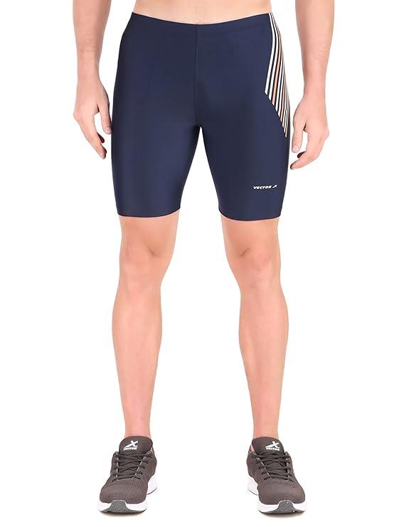 VECTOR X OMS-266 Unisex Solid Compression Half Bottom Shorts