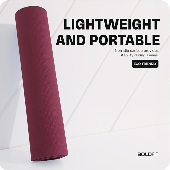 Boldfit Yoga Mat 4 mm & 6 mm Gym Mats - Green Pack Of 3 | Kibi Sports Boldfit