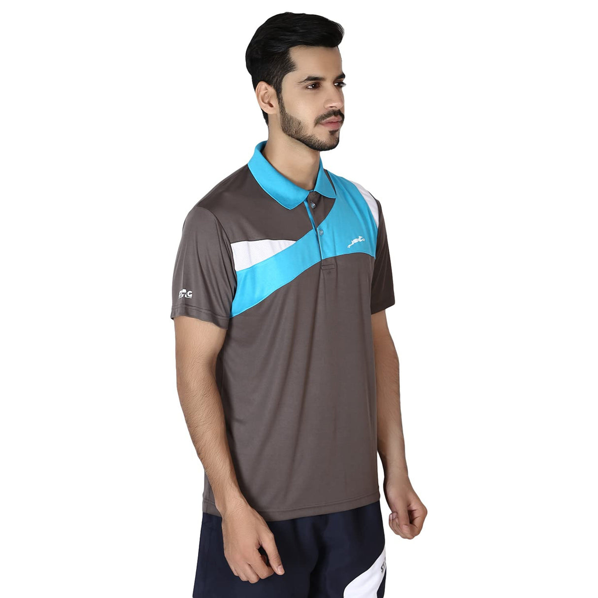 STAG GLOBAL Viper Men's Athletic Fit Polo T-Shirt | Solid Sportswear for Active & Casual Use