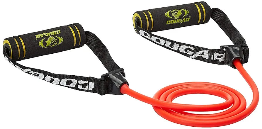 Cougar Toning Tube, Toning Tube for Exercise, Resistance Band Set with Handles, Single Toning Resistance Tube Heavy Quality, All Purpose Fitness Tube for Home and Gym Elite