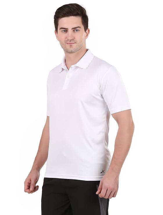 Vector X OMT-247 Men's Solid Sports Polo Coller Neck T- shirt