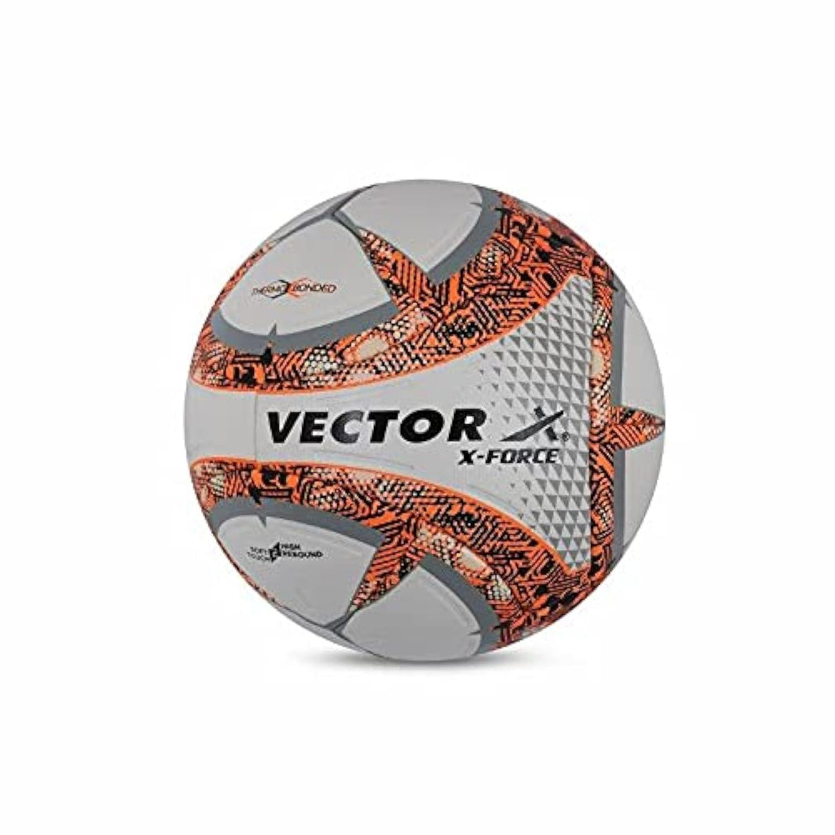VECTOR X Thermo Bonded X-FORCE Dotted Grain PU Textured Football - Size: 5 (Pack of 1)