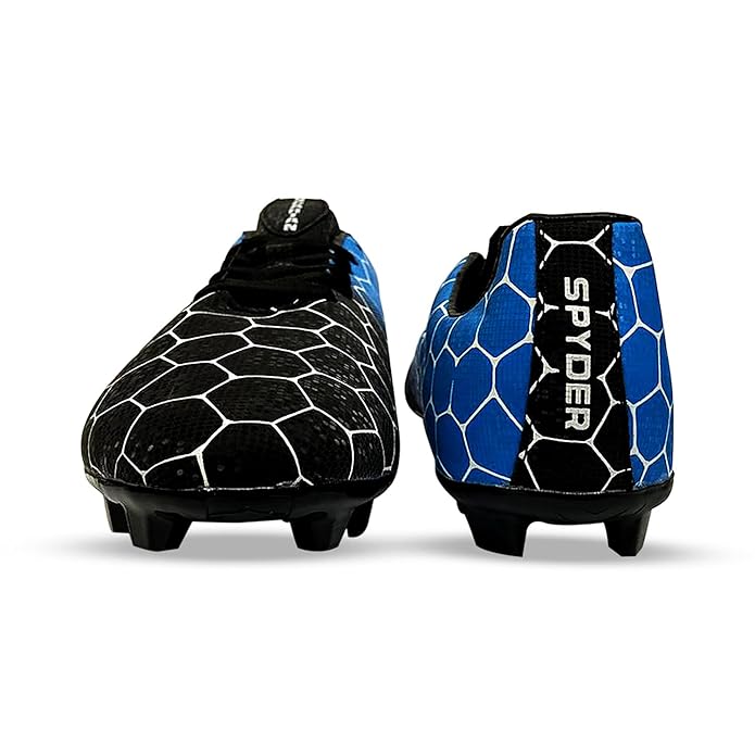 Blue & Black Spartan SPYDER SS 5022AA Soccer Shoes | KIBI SPORTS
