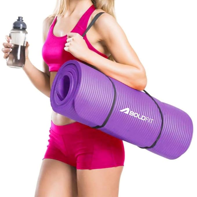 Boldfit Yoga Mat 10 mm Gym Mats | Kibi Sports Boldfit