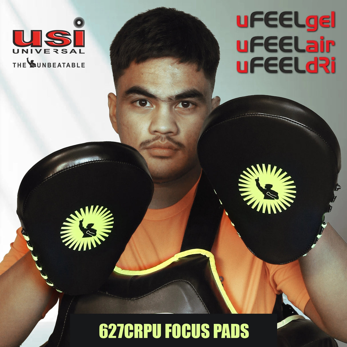 Neon Focus Mitts/Pads ‰ÛÒ 627CRPU